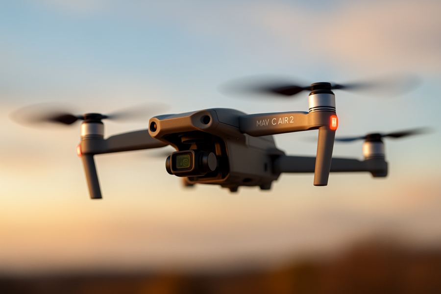 DJI Mavic Air 2 в полёте